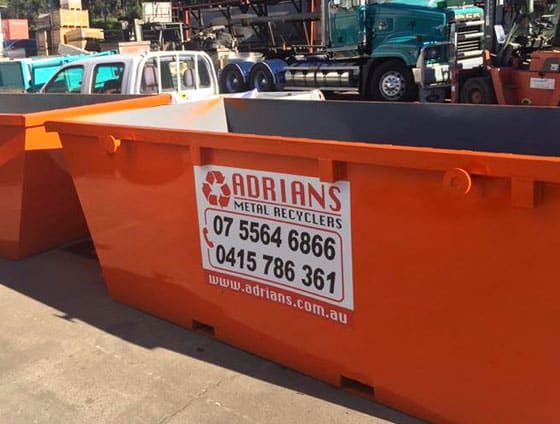 Adrian's Metal Recyclers Skip Bins — Adrian’s Destruction Services In Molendinar, QLD